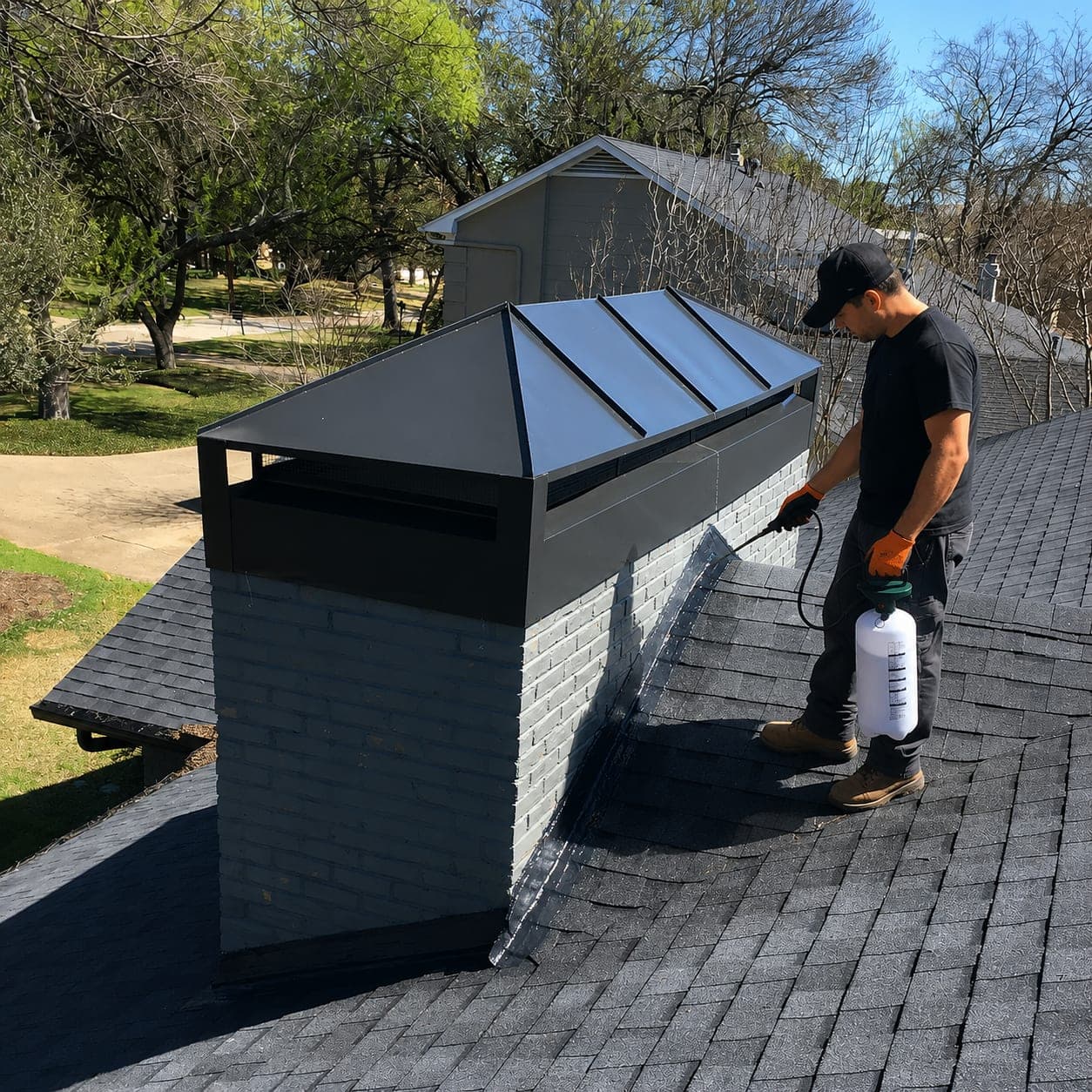 Chimney waterproofing