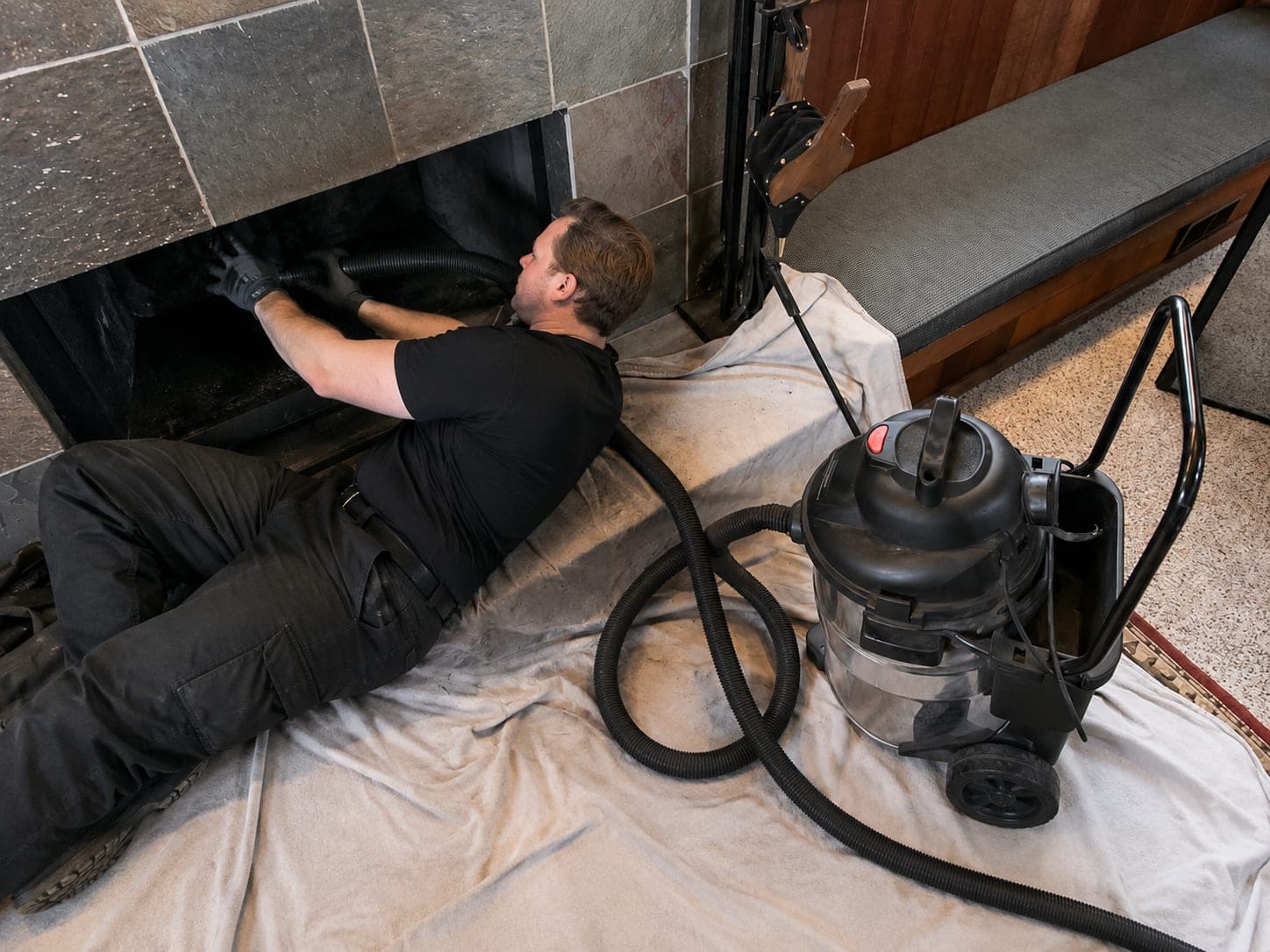Commercial chimney cleaning