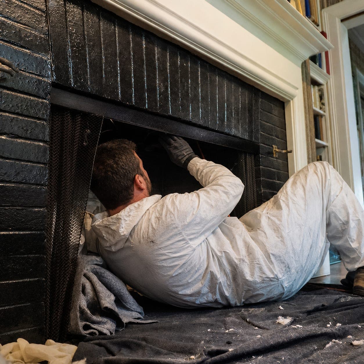 Fireplace smoke problem fix