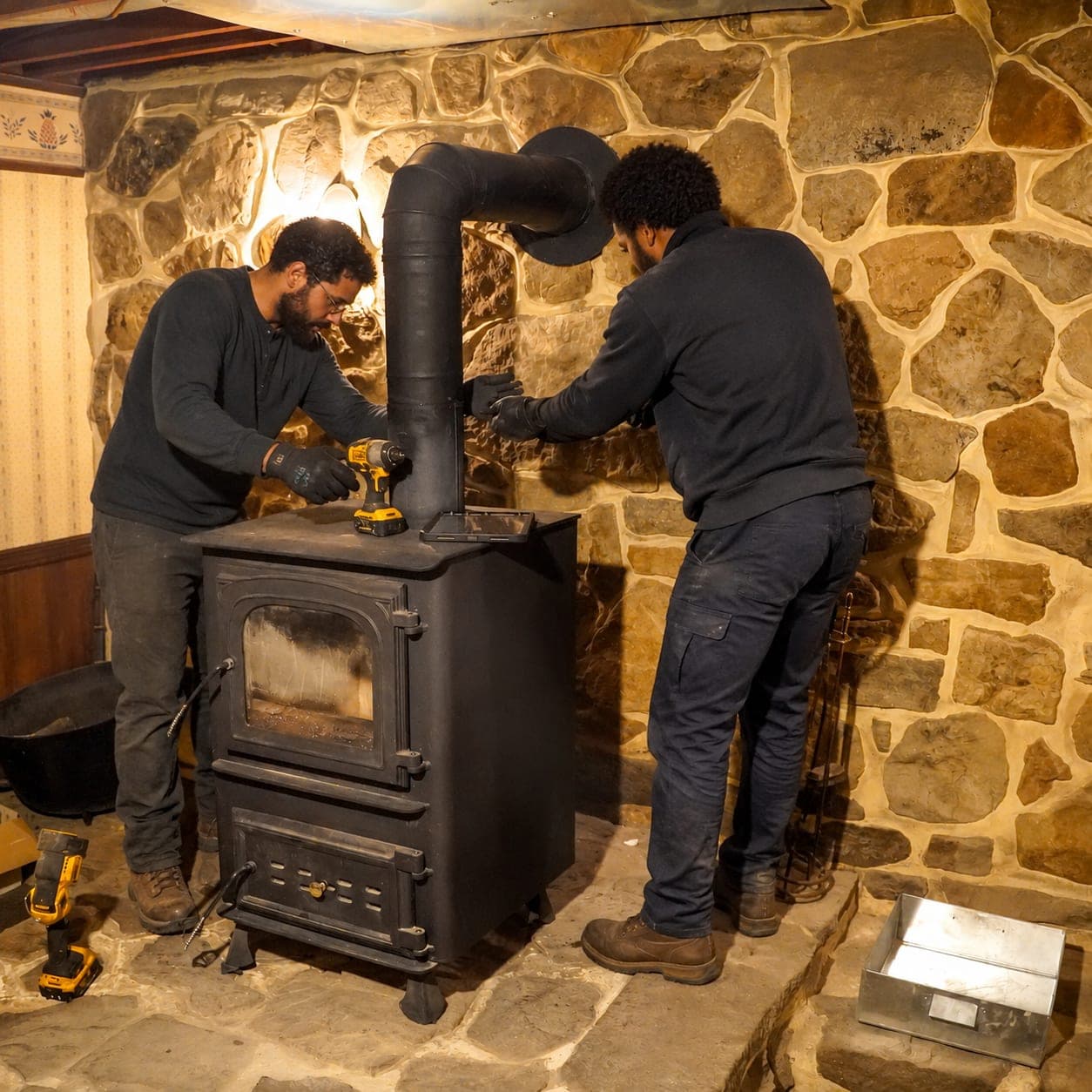 Wood stove service
