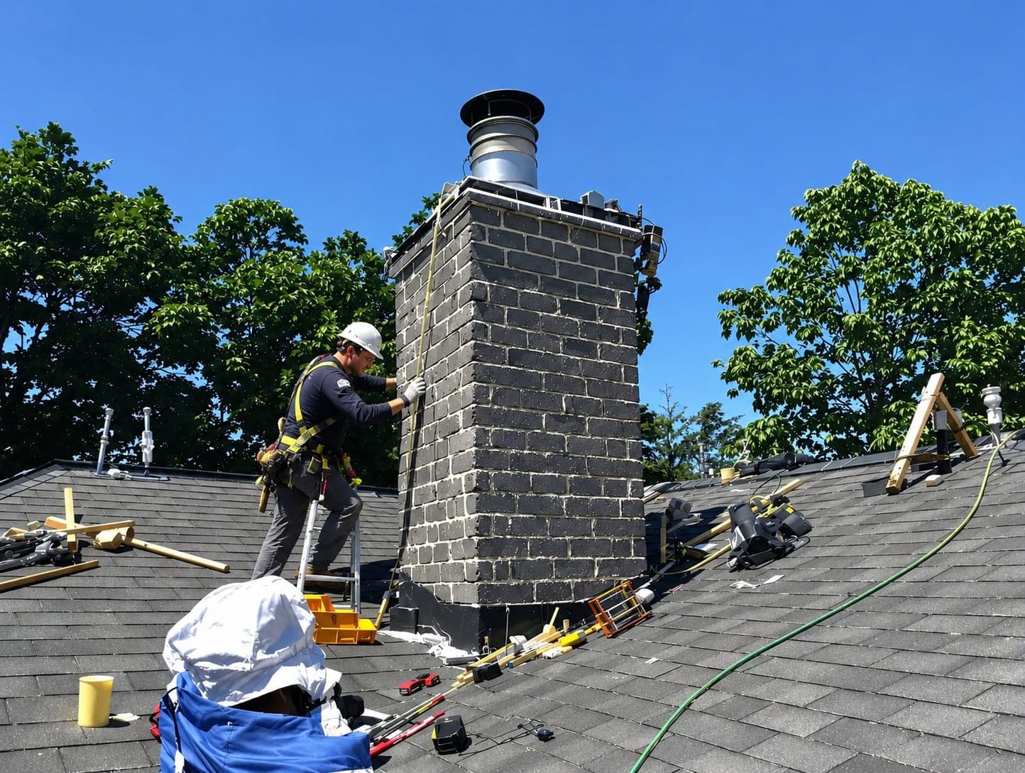Chimney installation